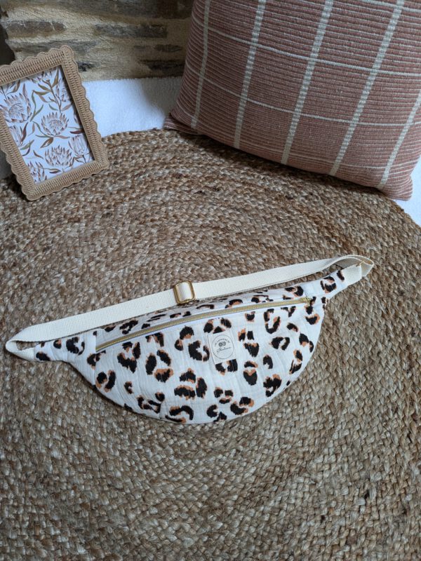 Sac banane léopard